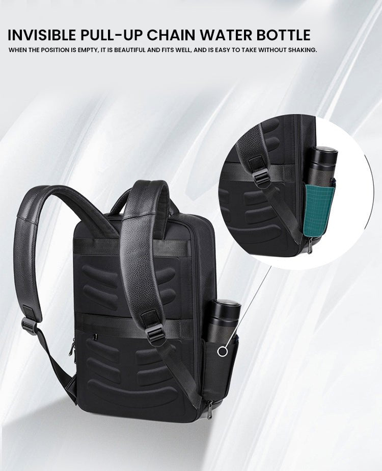CarryQuest® Uitbreidbare Rugzak - 20 - 35L - Waterbestendig Leer - Perfect voor Werk & WeekendCarryQuest®simpleNiet Klaar