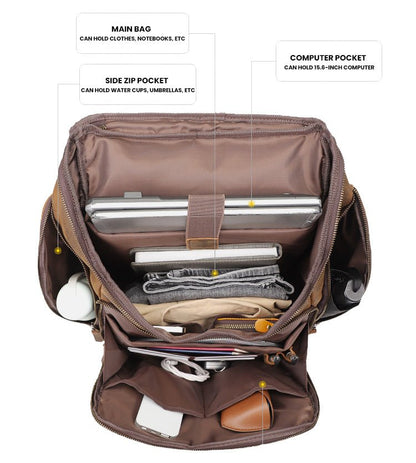 CarryQuest® Ultra Backpack – 41x30x15 cm – Lichtgewicht en Duurzaam voor AvonturenCarryQuest®Reis - /Weekendtas03