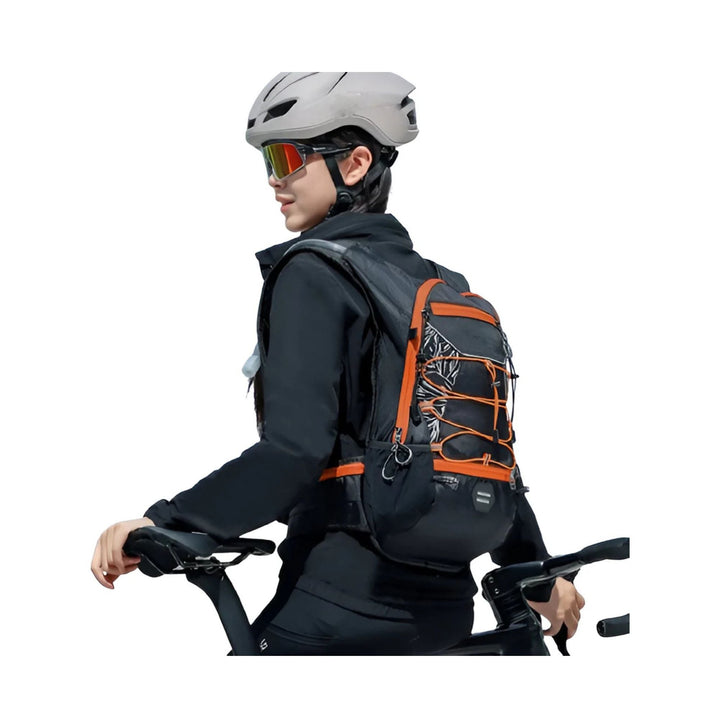 CarryQuest® - Ultralicht 16L Backpack - 2L PEVA Water Bag - Waterbestendig - Wandelrugzak - Oranje