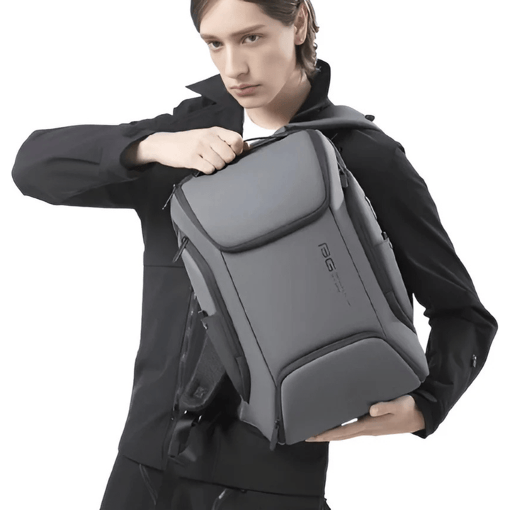 CarryQuest® - USB Laptoprugzak - Waterdicht - Grote Capaciteit - USB Oplaadfunctie - Grijs