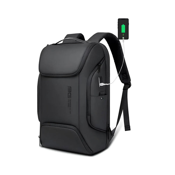 CarryQuest® - USB Laptoprugzak - Waterdicht - USB - Zwart