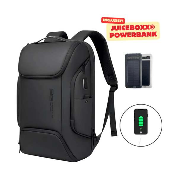 CarryQuest® - USB Laptoprugzak - Waterdicht - USB - Zwart