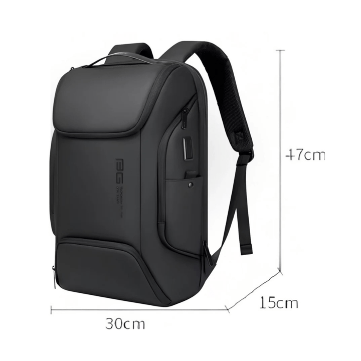 CarryQuest® - USB Laptoprugzak - Waterdicht - USB - Zwart