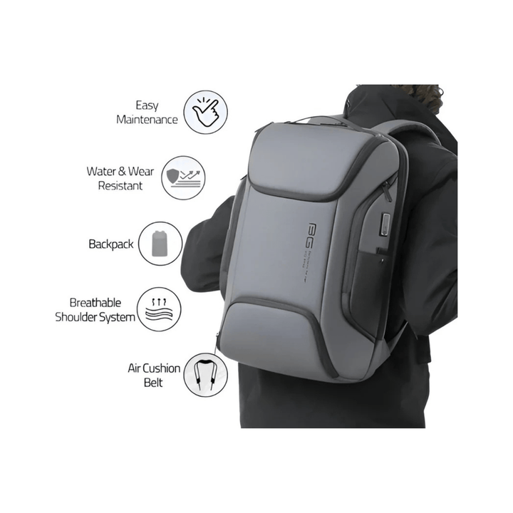 CarryQuest® - USB Laptoprugzak - Waterdicht - USB - Zwart