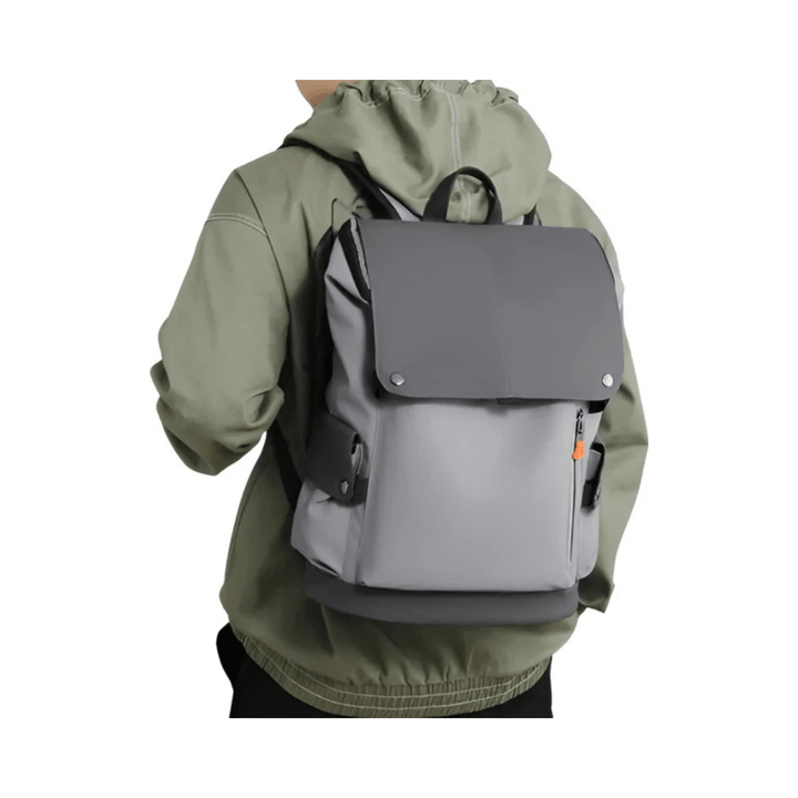 CarryQuest® - USB Oplaadbare Stadsrugzak - Waterdicht Capaciteit 20 - 35 liter - Zwart/Grijs