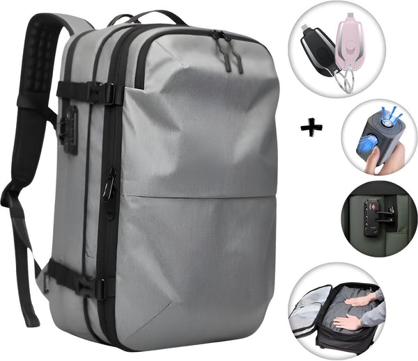 CarryQuest® - Vacuum Rugzak Pro1 - Incl. Pomp - Grijs