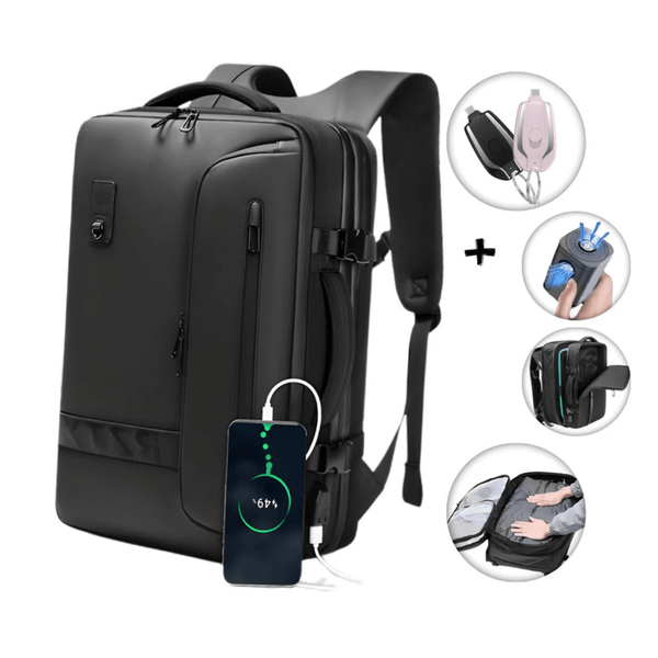 CarryQuest® - Vacuum Rugzak - RZ/TX Pro - incl. Draadloze Pomp