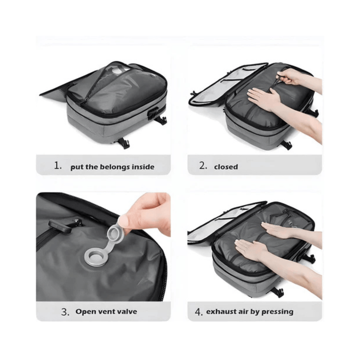 CarryQuest® - Vacuum Rugzak - RZ/TX Pro - incl. Draadloze Pomp