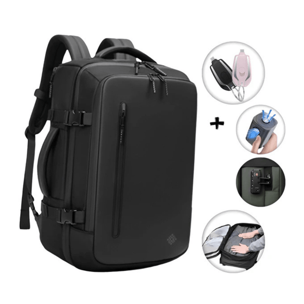 CarryQuest® - Vacuum Rugzak RZ/TX - Incl. Pomp - Zwart