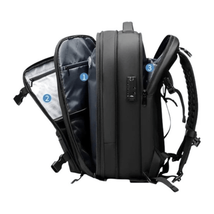 CarryQuest® - Vacuum Rugzak Zen - Grijs