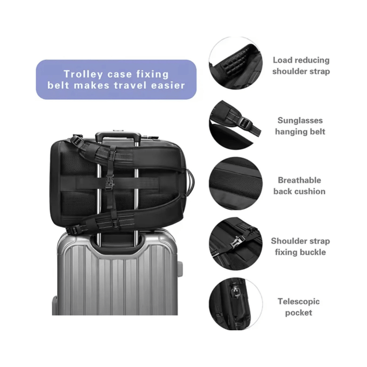 CarryQuest® - Vacuum Rugzak Zen - Grijs