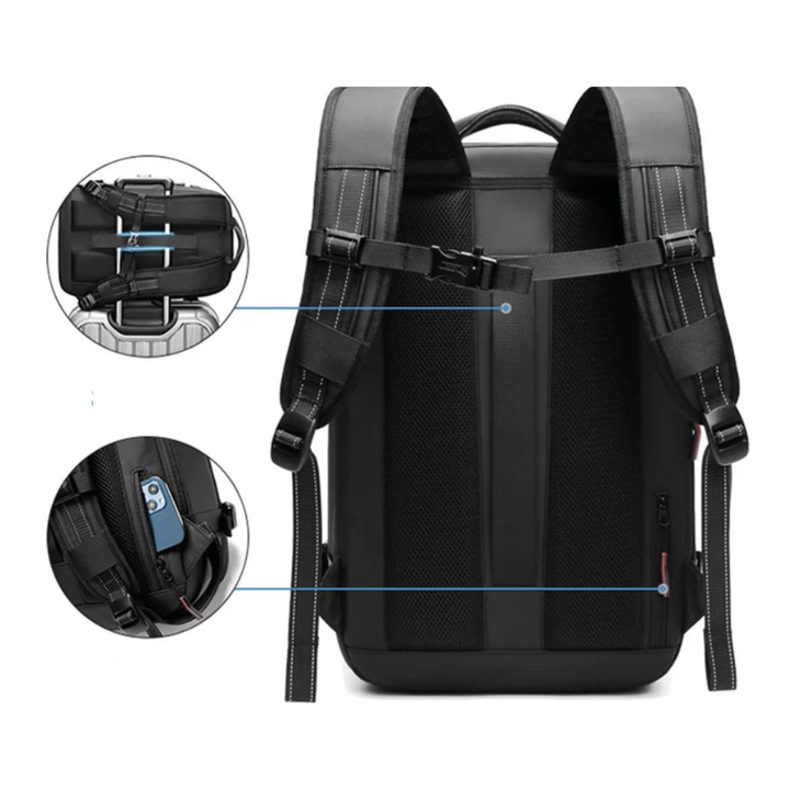 CarryQuest® - Vacuum Rugzak Zen - Grijs