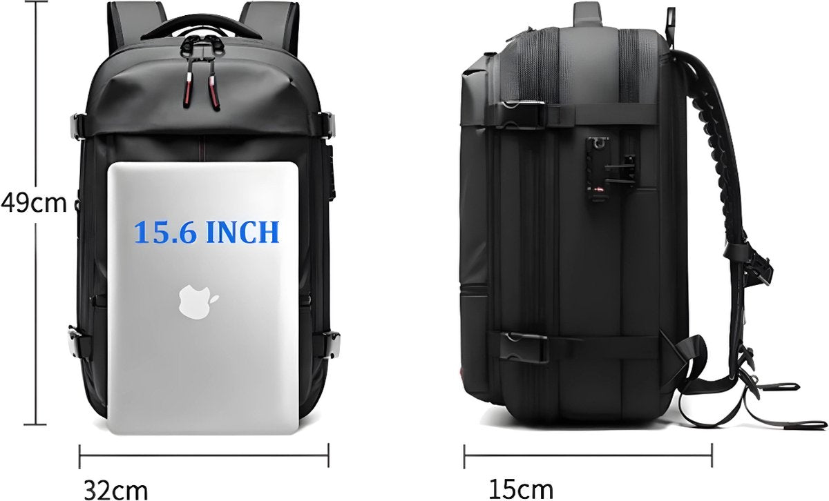 CarryQuest® - Vacuum Rugzak Zen - GrijsCarryQuestsimple