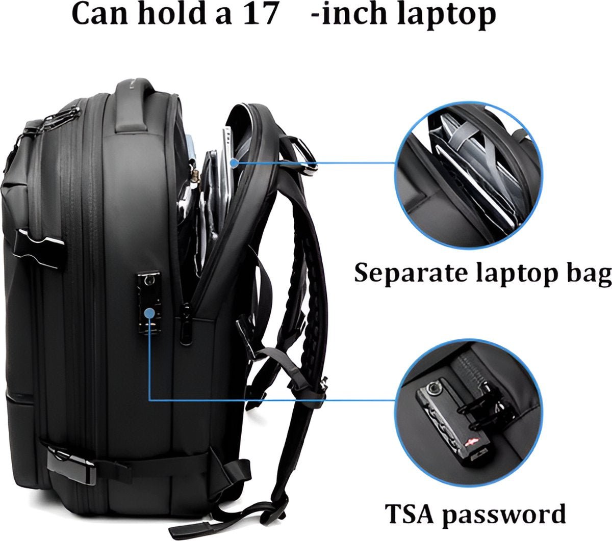 CarryQuest® - Vacuum Rugzak Zen - Incl. Pomp - BlauwCarryQuestsimple