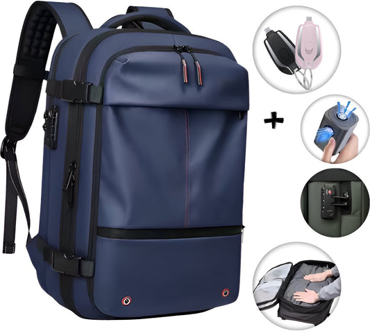 CarryQuest® - Vacuum Rugzak Zen - Incl. Pomp - BlauwCarryQuestsimple