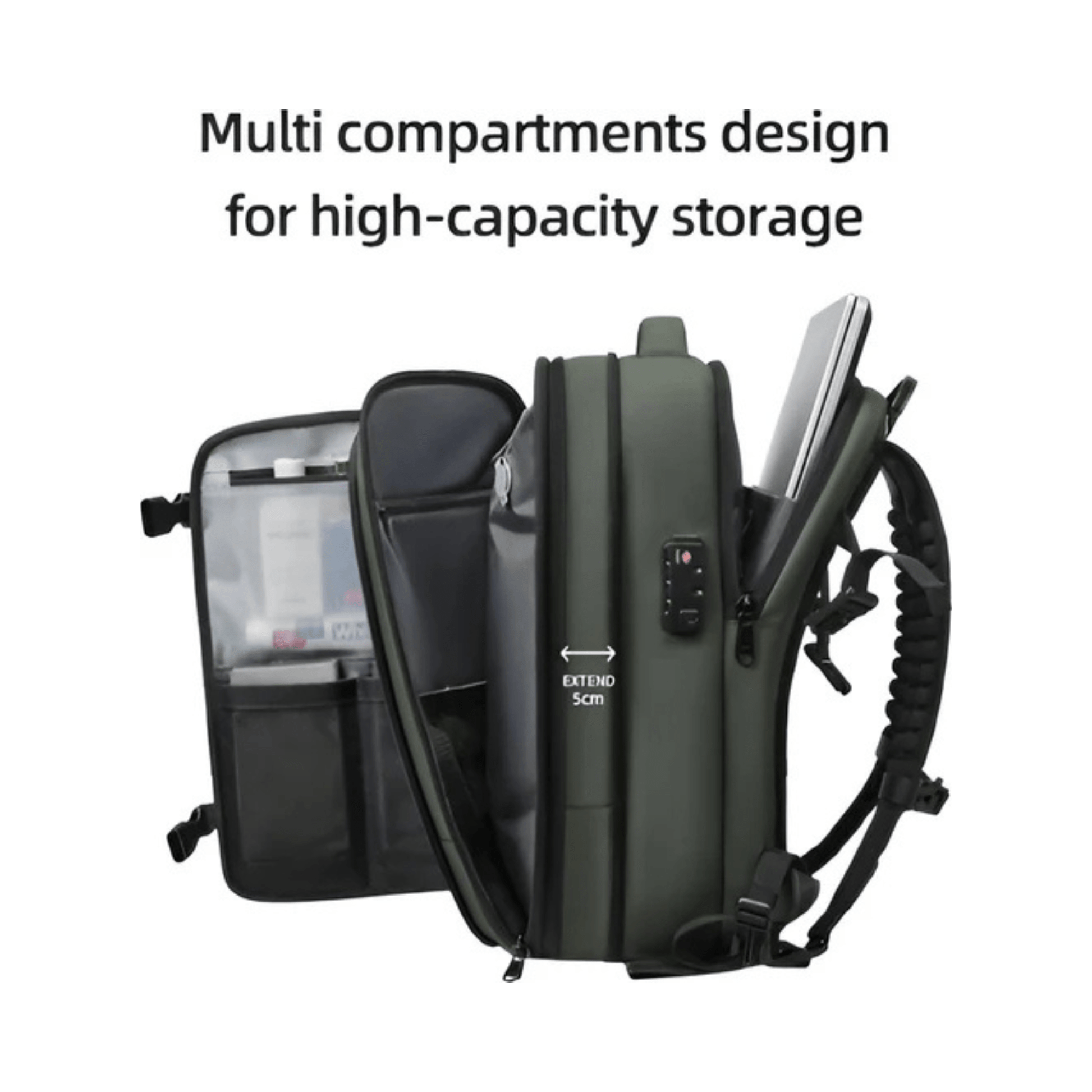 CarryQuest® - Vacuum Rugzak Zen - Incl. Pomp - Blauw