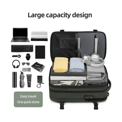 CarryQuest® - Vacuum Rugzak Zen - Incl. Pomp - Blauw