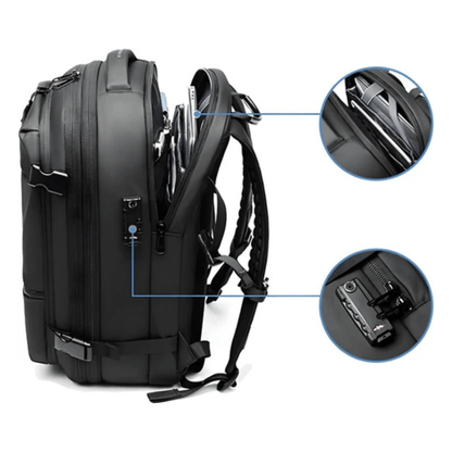 CarryQuest® - Vacuum Rugzak Zen - Incl. Pomp - Groen