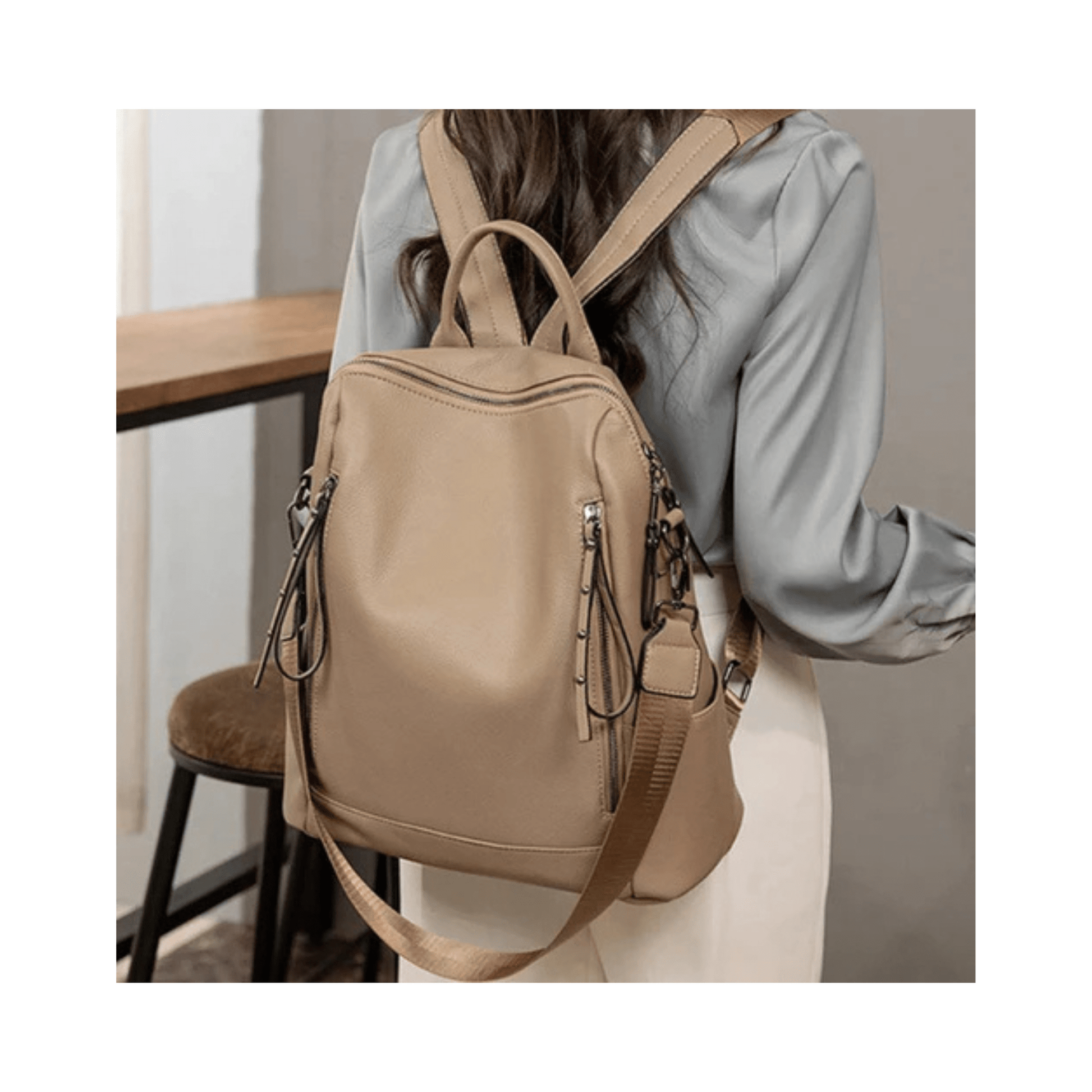 CarryQuest® - Vintage - Dames - Mode - Beige - Handtas - BeigeCarryQuestsimple