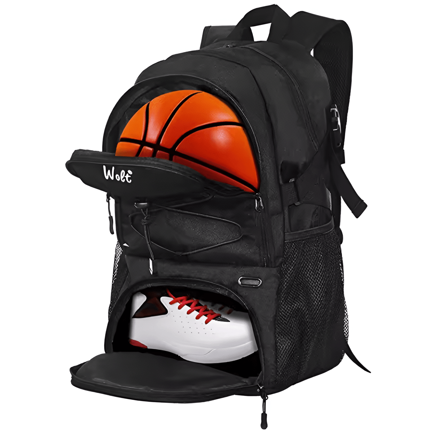 CarryQuest® - Voetbal Basketbal Rugzak - Sporttas - Schoenenvak - 8 Kleuren - CarryQuest