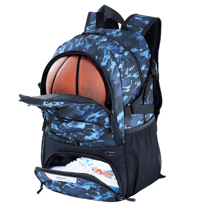 CarryQuest® - Voetbal Basketbal Rugzak - Sporttas - Schoenenvak - 8 Kleuren - CarryQuest