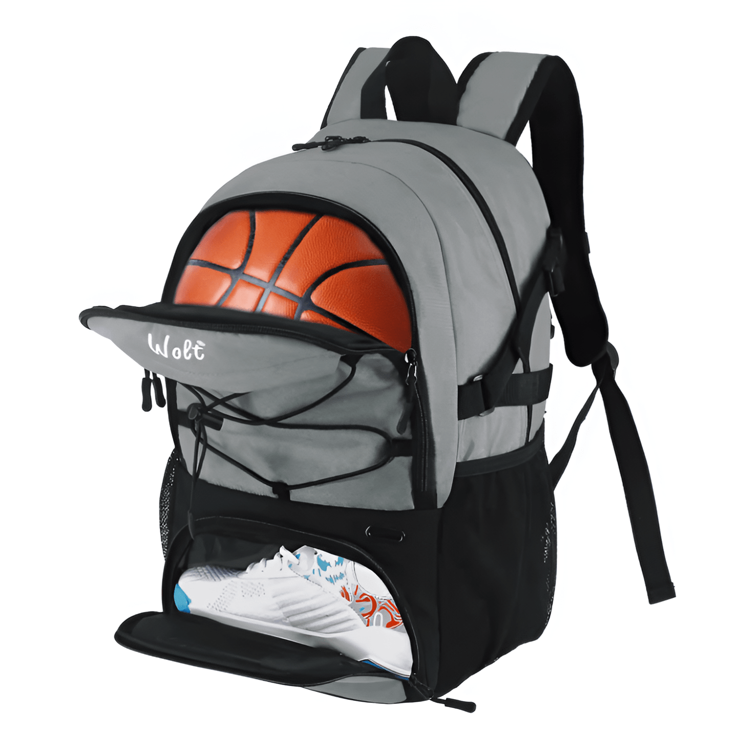 CarryQuest® - Voetbal Basketbal Rugzak - Sporttas - Schoenenvak - 8 Kleuren - CarryQuest