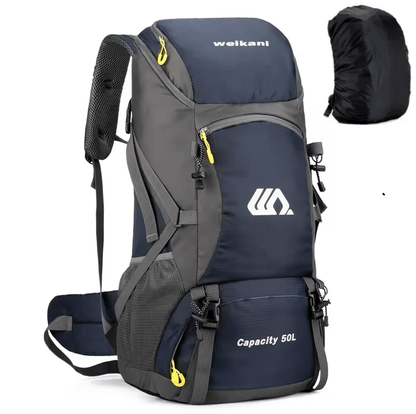 CarryQuest® - Wandel Rugzak 50L - Kamperen & Wandelen - Regenhoes - 3 kleurenCarryQuest