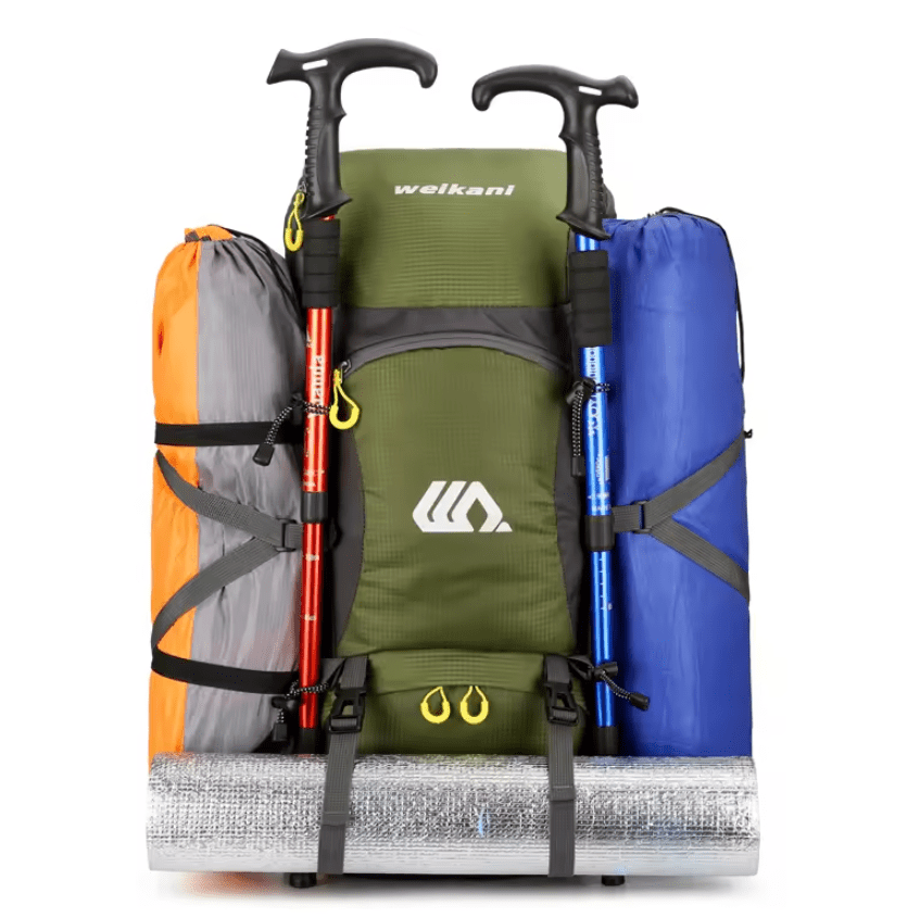 CarryQuest® - Wandel Rugzak 50L - Kamperen & Wandelen - Regenhoes - 3 kleurenCarryQuest