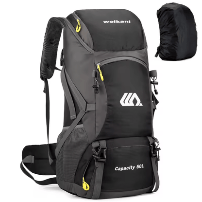 CarryQuest® - Wandel Rugzak 50L - Kamperen & Wandelen - Regenhoes - 3 kleurenCarryQuest