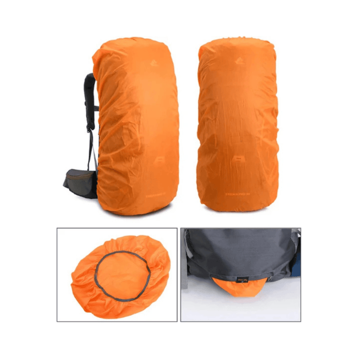 CarryQuest® - Wandelrugzak - Rugzakken - 60L - Waterdicht - Outdoor - Wandelen - Grijs