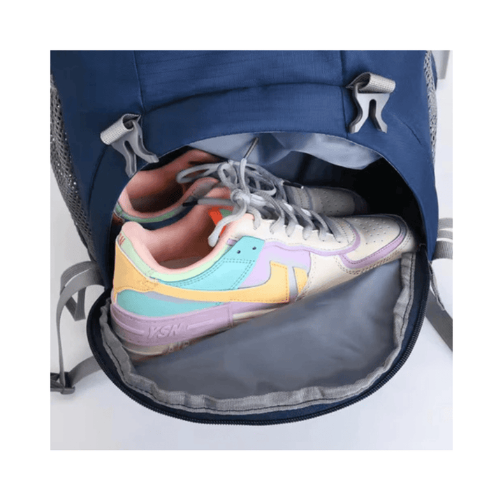 CarryQuest® - Wandelrugzak - Rugzakken - 60L - Waterdicht - Outdoor - Wandelen - Grijs