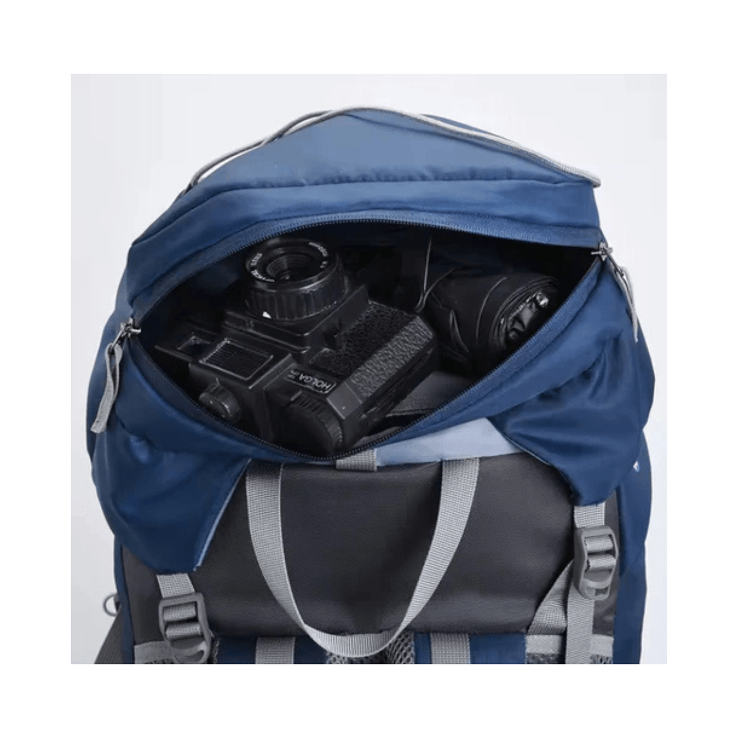 CarryQuest® - Wandelrugzak - Rugzakken - 60L - Waterdicht - Outdoor - Wandelen - GrijsCarryQuestsimple