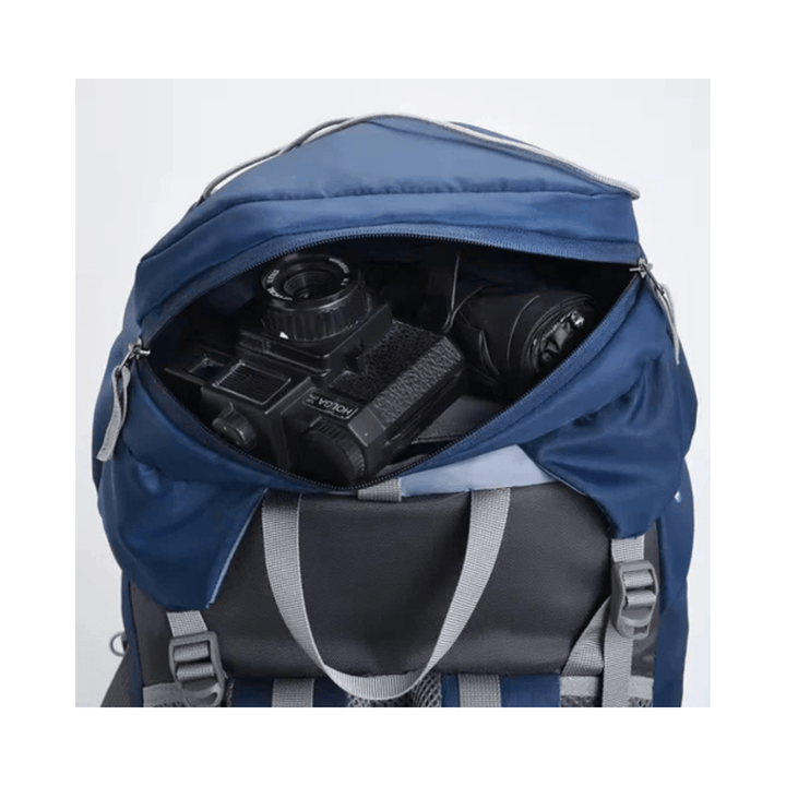 CarryQuest® - Wandelrugzak - Rugzakken - 60L - Waterdicht - Outdoor - Wandelen - Grijs