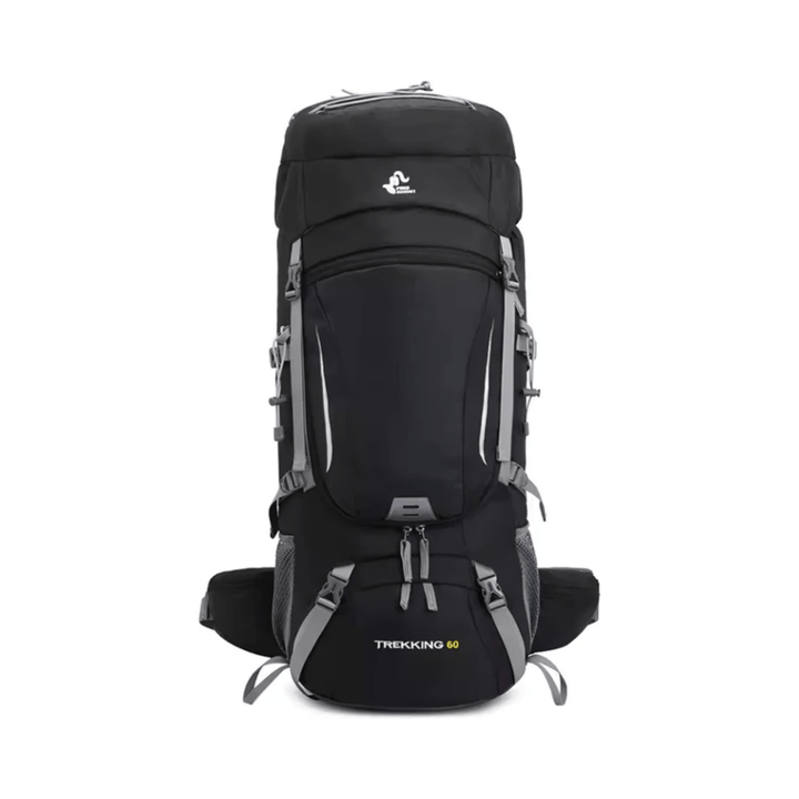 CarryQuest® - Wandelrugzak - Rugzakken - 60L - Waterdicht - Outdoor - Wandelen - Zwart