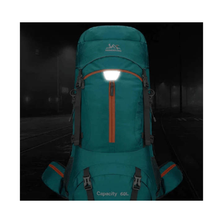 CarryQuest® - Wandelrugzak - Rugzakken - 60L - Waterdicht - Outdoor - Wandelen - Zwart