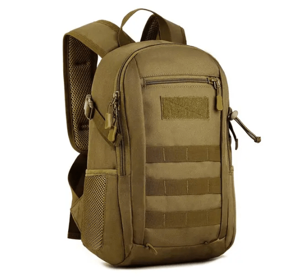 CarryQuest® - Waterdicht - Militair - 15L Rugzak - Outdoor - Bruin