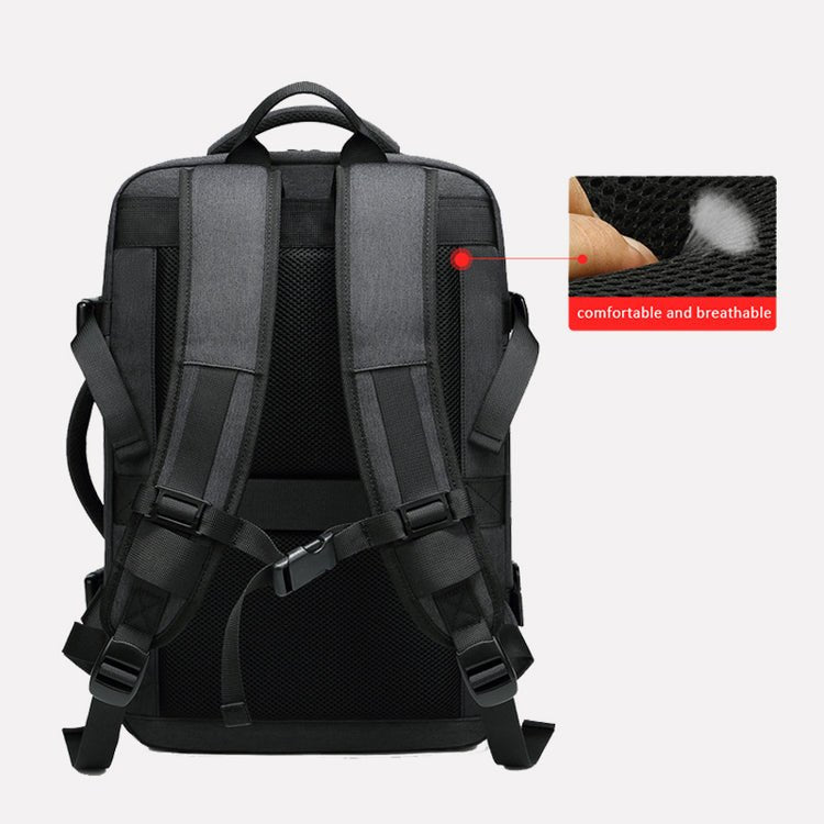 CarryQuest® Waterdichte Anti - Diefstal Laptop Rugzak - 35 Liter - USB - poort - 15,6 InchCarryQuest®simpleNiet Klaar