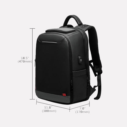 CarryQuest® Waterdichte Antidiefstal Reistas – 20L/35L – Lichtgewicht en StijlvolCarryQuest®Laptop Rugzak03