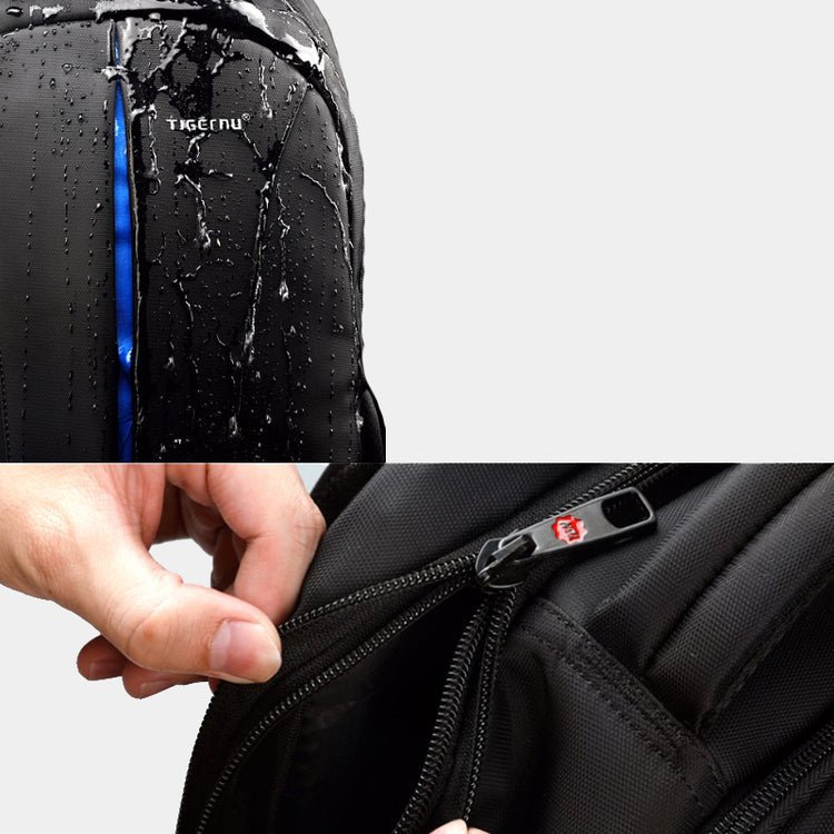 CarryQuest® Waterdichte Antidiefstal Rugzak – 15L – Ergonomisch en USB OplaadpoortCarryQuest®Laptop Rugzak03