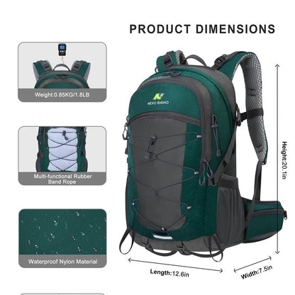 CarryQuest® Waterdichte Bergsport Rugzak – Lichtgewicht 40 - 70L – Perfect voor Avontuurlijke HikesCarryQuest®Wandel Rugzak03