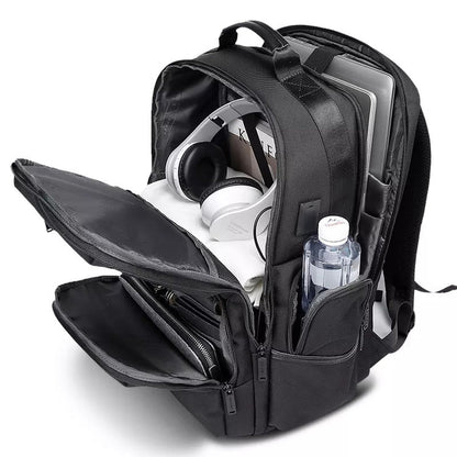 CarryQuest® Waterdichte Business Rugzak – 20 - 35L – Ergonomisch en USB OplaadpoortCarryQuest®Laptop Rugzak03