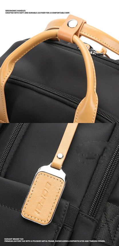 CarryQuest® Waterdichte Laptop Rugzak - 13"/14" - 10 Liter - Duurzaam Nylon - ZwartCarryQuest®Laptop Rugzak03
