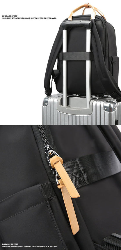 CarryQuest® Waterdichte Laptop Rugzak - 13"/14" - 10 Liter - Duurzaam Nylon - ZwartCarryQuest®Laptop Rugzak03