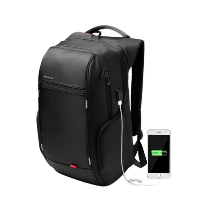 CarryQuest® - Waterdichte Laptop Rugzak - USB Oplaadbaar - 15.6 - 17.3 inch - ZwartCarryQuestsimple