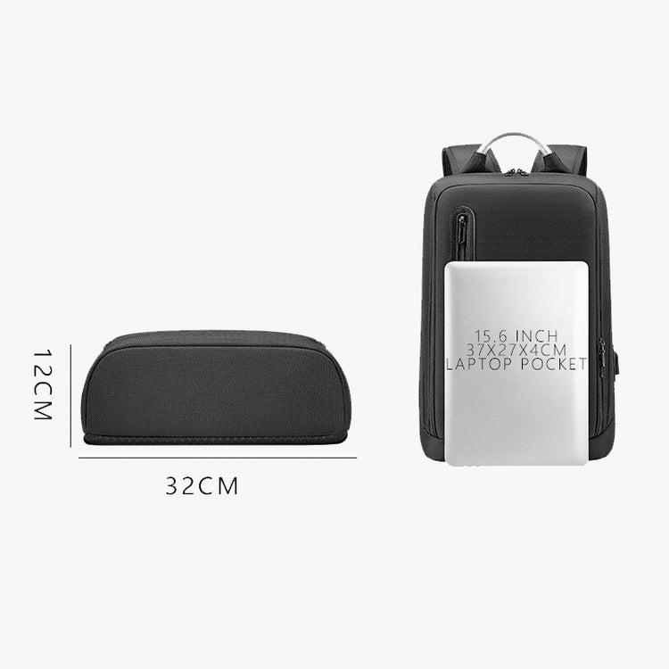 CarryQuest® Waterdichte Laptoprugzak – 30L – Ergonomisch en DiefstalbestendigCarryQuest®Laptop Rugzak03