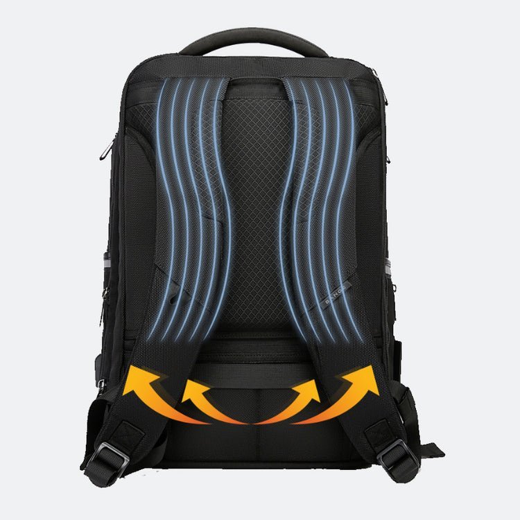 CarryQuest® Waterdichte Reisrugzak – 20 - 39L – Ergonomisch en Diefstalbestendig - DamesCarryQuest®Reisrugzak03