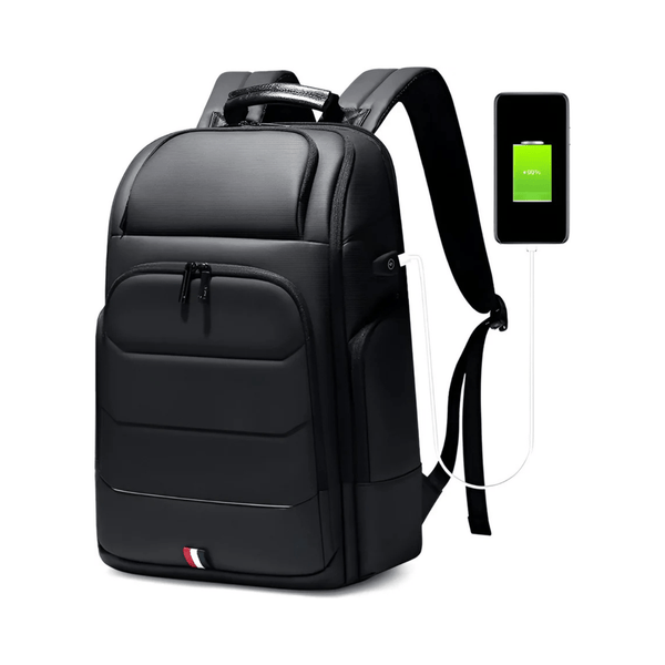 CarryQuest® - Waterdichte Rugzak USB Oplaadbaar - Zwart