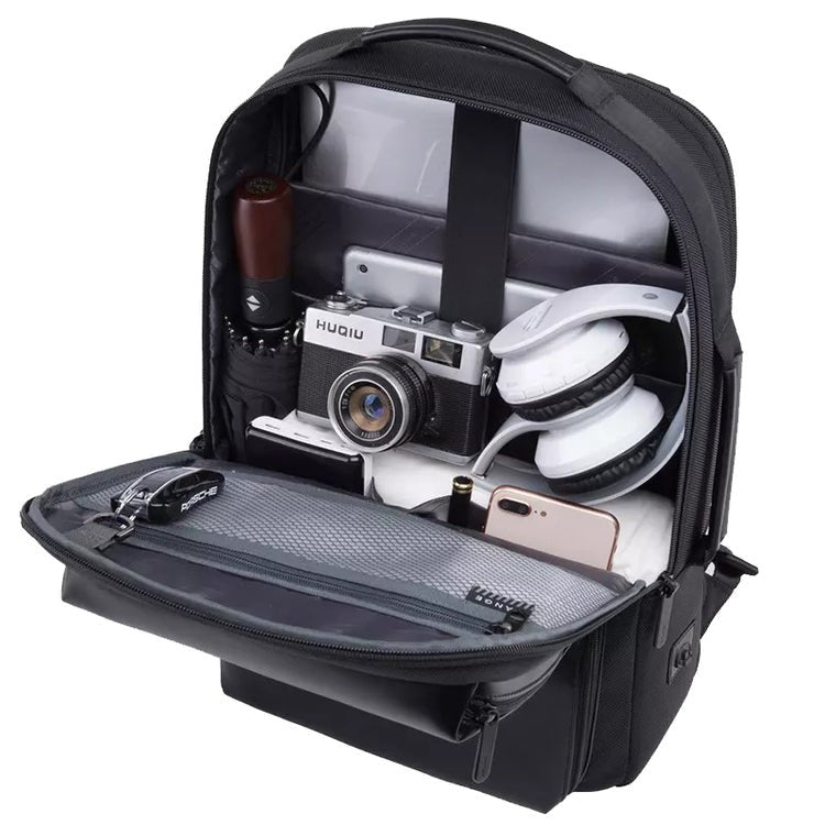 CarryQuest® Waterdichte USB Oplaad Rugzak - 20 - 35L/30 - 40L - Laptopvak 15"/16" - Lichtgewicht & StijlvolCarryQuest®simpleNiet Klaar