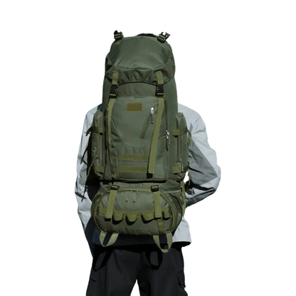 CarryQuest® - Waterdichte - Wandelen - Camping - Rugzak - Heren - 90 Liter - GroenCarryQuestsimple
