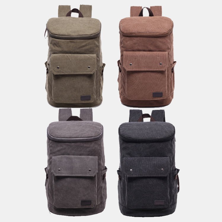 CarryQuest® Waterdichte Wandelsrugzak 20L – Canvas – Vintage Look – Ideaal voor Reizen & Dagelijks GebruikCarryQuest®Wandel Rugzak03